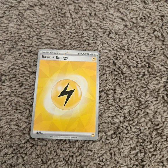 Pokemon | Toys | Pokemon Tcg Scarlet Violet Sveen04 Cosmo Holo Lightning Energy  Card | Poshmark